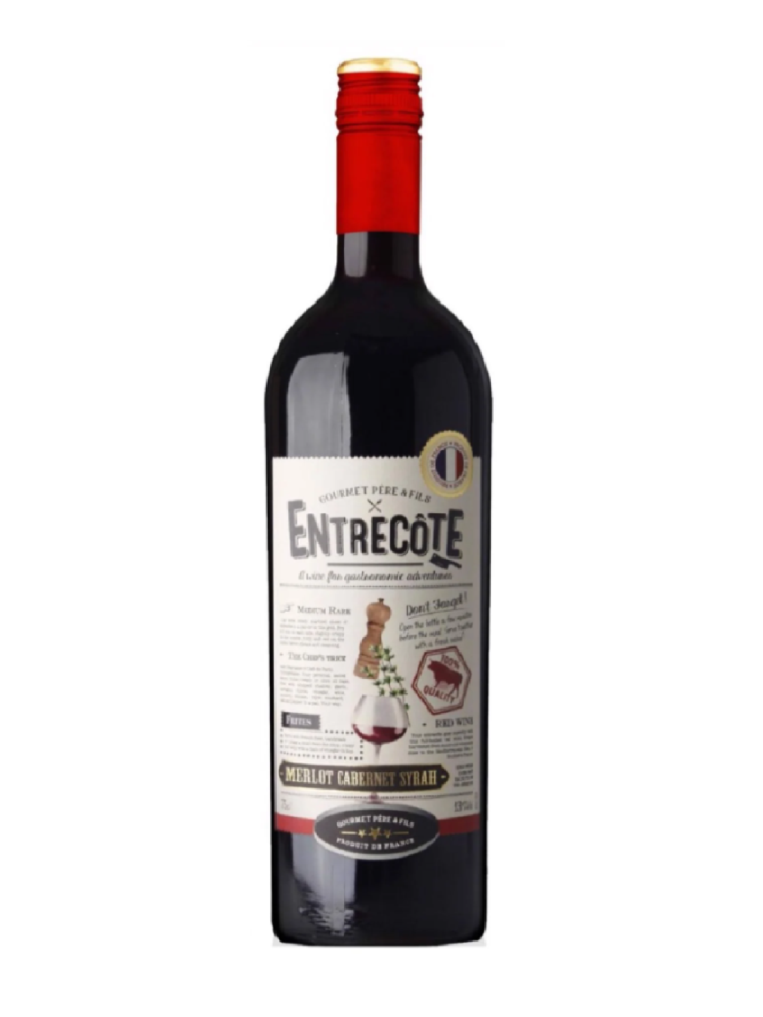 Rượu vang Pháp - Entrecote Melot/Cabernet/Syrah VDP